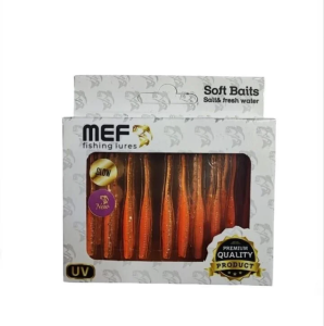 Mef Hunter Worm 5.5cm 10 Adet LRF Silikonu