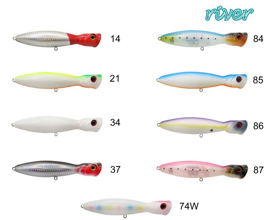 River Bighead Pop 130 13Cm 36G Popper Maket Balık