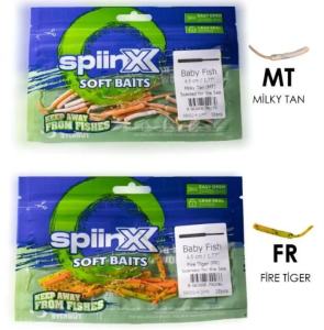 Spiinx Soft Baits Baby Fish 4.5 cm Kokulu Silikon Yem