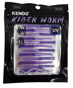 Kendo Killer Worm Lrf Silikonu 5,5cm 12 Adet