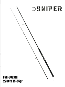 Fujin Sniper 270cm 15-55gr Spin Kamış FSN-902MH