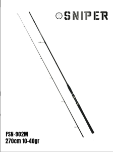 Fujin Sniper 270cm 10-40gr Spin Kamış FSN-902M