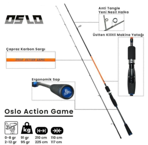 Oslo Action Game 210cm 1-8gr LRF Olta Kamışı