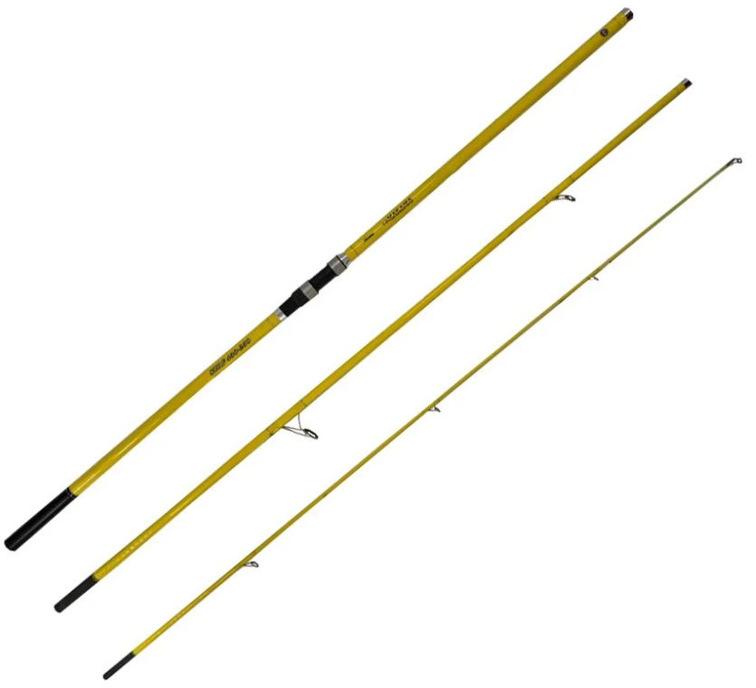 Okuma Makaira Surf 4,30 cm 100-250 gr 3 Parça Yellow Surf Kamışı