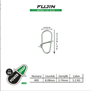 Fujin Power Snap Maket Balık ve LRF Klipsi