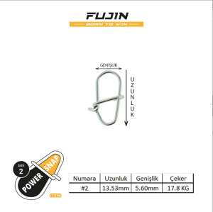 Fujin Power Snap Maket Balık ve LRF Klipsi