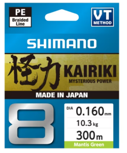 Shimano Misina Kairiki 8 300m 0.16mm 10.3kg M Yeşil