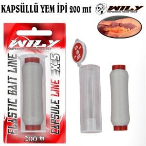 Wily Kapsüllü Yem İpi 200 mt (0.15 ) ( Ekonomik )