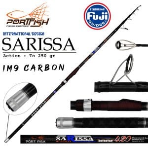 Portfish Sarissa 420 cm Surf Olta Kamışı Karbon Fuji Halka 250 gr