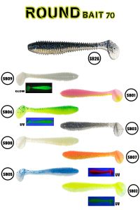 Fujin Round Bait 70mm Silikon Balık