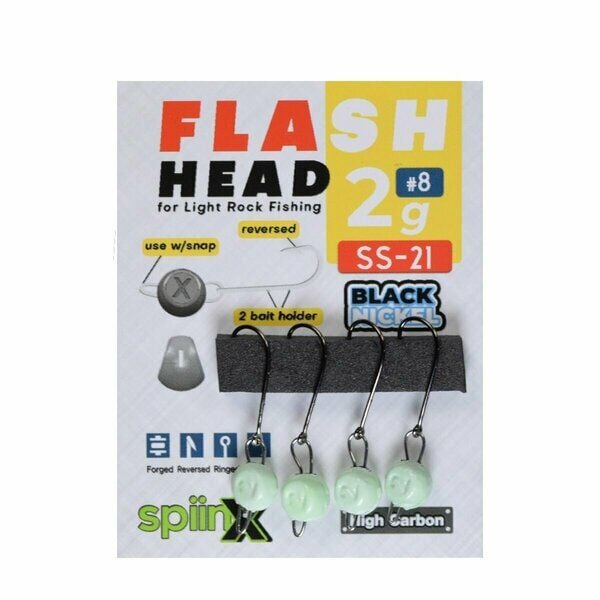 SPIINX FLASH HEAD JIGHEAD UV YEŞİL 2G #7 4P