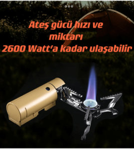 SHUFA  Katlanabilir KAMP Ocak (HAKİ YEŞİL)