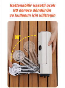 SHUFA  Katlanabilir KAMP Ocak (HAKİ YEŞİL)