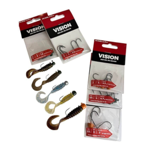 Hanfish Vision Ned Rig UV Red Jighead