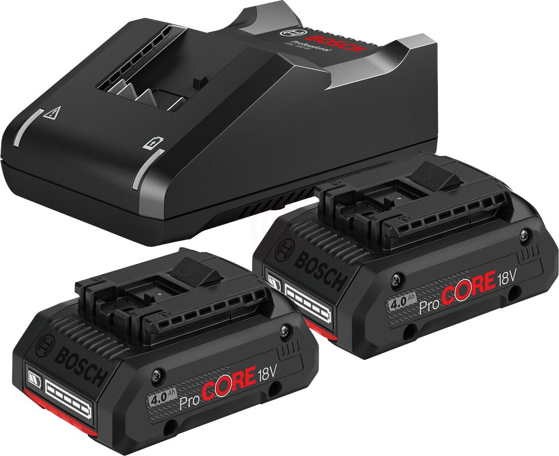 Bosch Akü Şarj Cihazı Set (GAL 18V-40 + 2 x ProCORE 18V 4,0 Ah) - 1600A01BA3