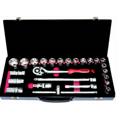 RICO Lokma Seti 6 Köşe 25pcs 1/2'' RC-1126 - 25 Parça Lokma Takımı