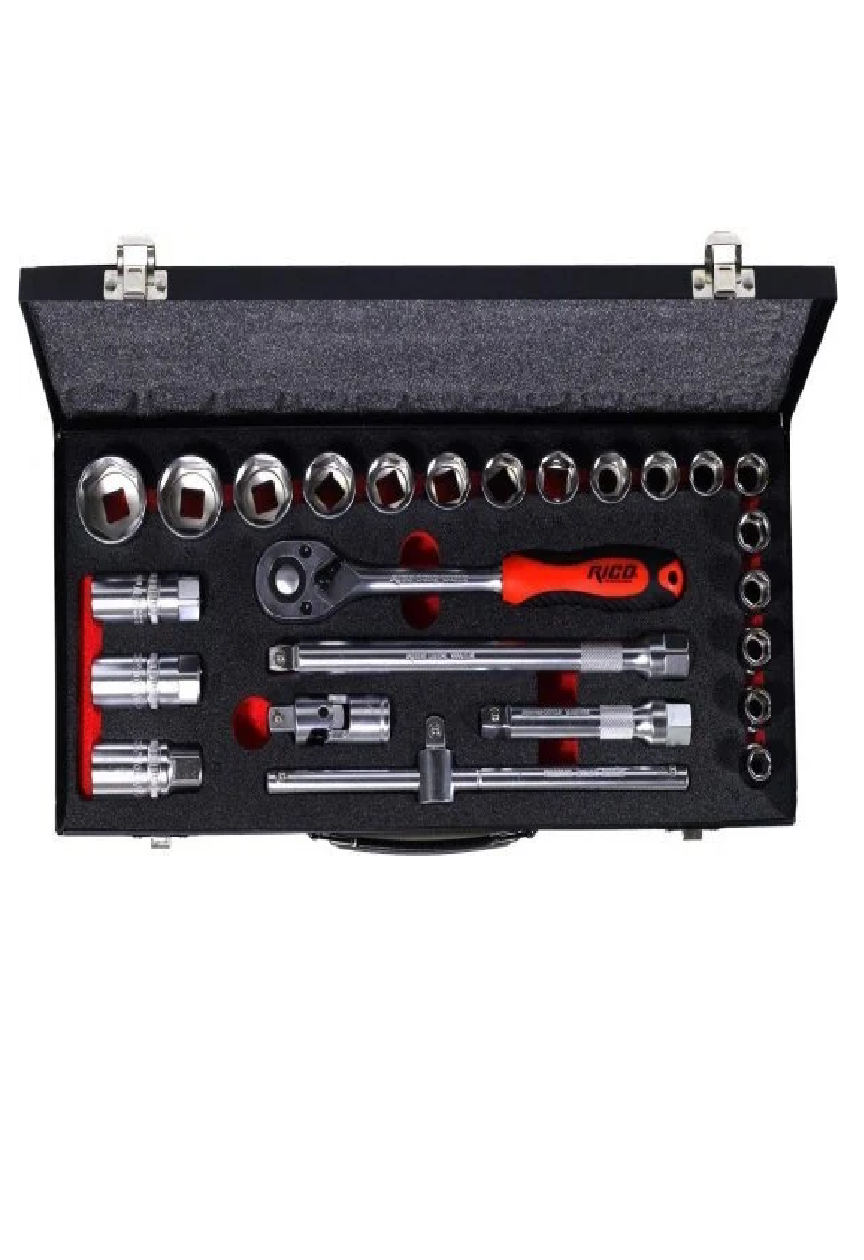 Rico 006-RC1225 12 Köşe 25 Parça Lokma Seti Takımı 1/2''