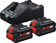 BOSCH Profesyonel 18 Volt ProCORE Starter Set GAL 18V-160 C Hızlı Şarj Cihazı + 2 x ProCORE 18V 8,0 Ah Akü