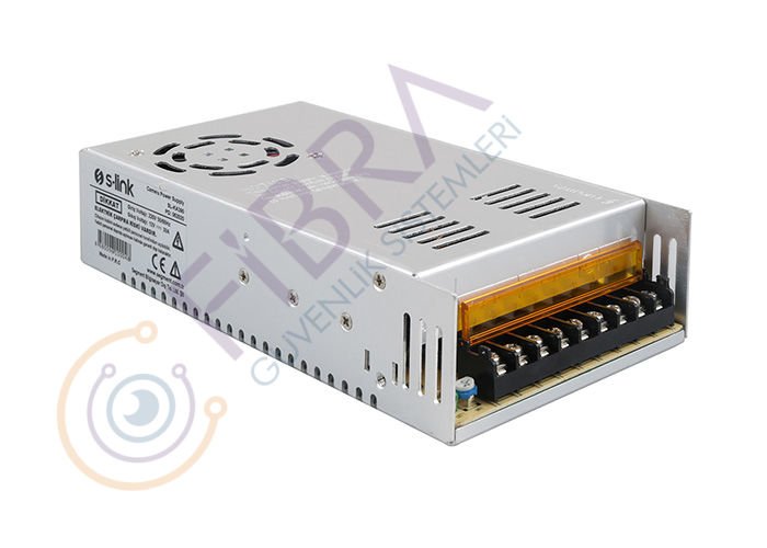 S-link SL-KA390 12V 30A 380W Metal Kamera Güç Kaynağı