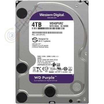 WESTERN DİGİTAL WD PURPLE 4TB 64MB 7X24 HARDDİSK