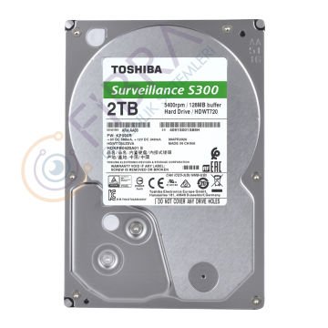 TOSHIBA SURVEİLLANCE HDWT720 2TB 5700 RPM 64MB 7X24 HARDDİSK