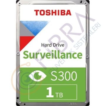 Toshiba 1Tb HDWV110UZSVA 3.5'' S300 5700RPM Sata-3 6.0gb-s 64MB 7-24 Güvenlik HDWV110UZSVA HardDisk