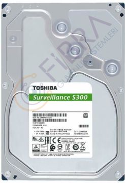 Toshiba 6TB 3.5 S300 5400RPM 256MB SATA3 HDWT860UZSVA Güvenlik 7-24 Harddisk