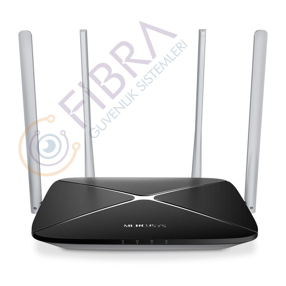 Tp-Link Mercusys AC12 Dual Bant 4 Port Kablosuz Router AC1200