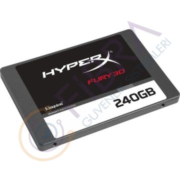 Kingston 240GB HyperX Fury 3D 500-500MB-s 2.5'' Sata 3.0 KC-S44240-6F Ssd Harddisk