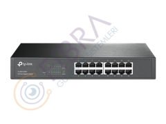 Tp-Link TL-SG1016D 16 Port 10-100-1000 Mbps Switch Çelik Kasa Rack Mount