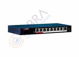 Hikvision DS-3E0109P-E-M 8 Portlu 10-100 Fast Ethernet Switch- 8 Port Poe 60W