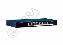 Hikvision DS-3E0510P-E-M 8 Portlu 10-100-1000 Gigabit Fast Ethernet Switch