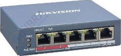 Hikvision DS-3E1105P-EI 4 PORT 10-100 4 PORT POE+ 65W Yönetilemez Switch