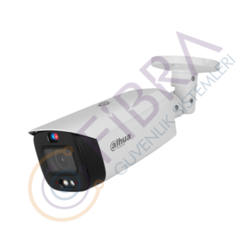 IPC-HFW3449T1-ZAS-PV Dahili Mikrofonlu Sesli ve Led Alarm 4 MP Full Color Bullet Kamera (50m IR Led+40m Alarm Led)