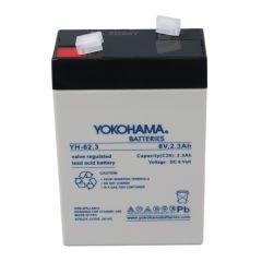 YOKOHAMA YH-62.3 6 VOLT - 2.3 AMPER AKÜ (101 X 66 X 33 MM)