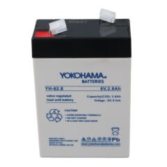 YOKOHAMA YH-62.8 6 VOLT - 2.8 AMPER DİK AKÜ (66 X 33 X 97 MM)