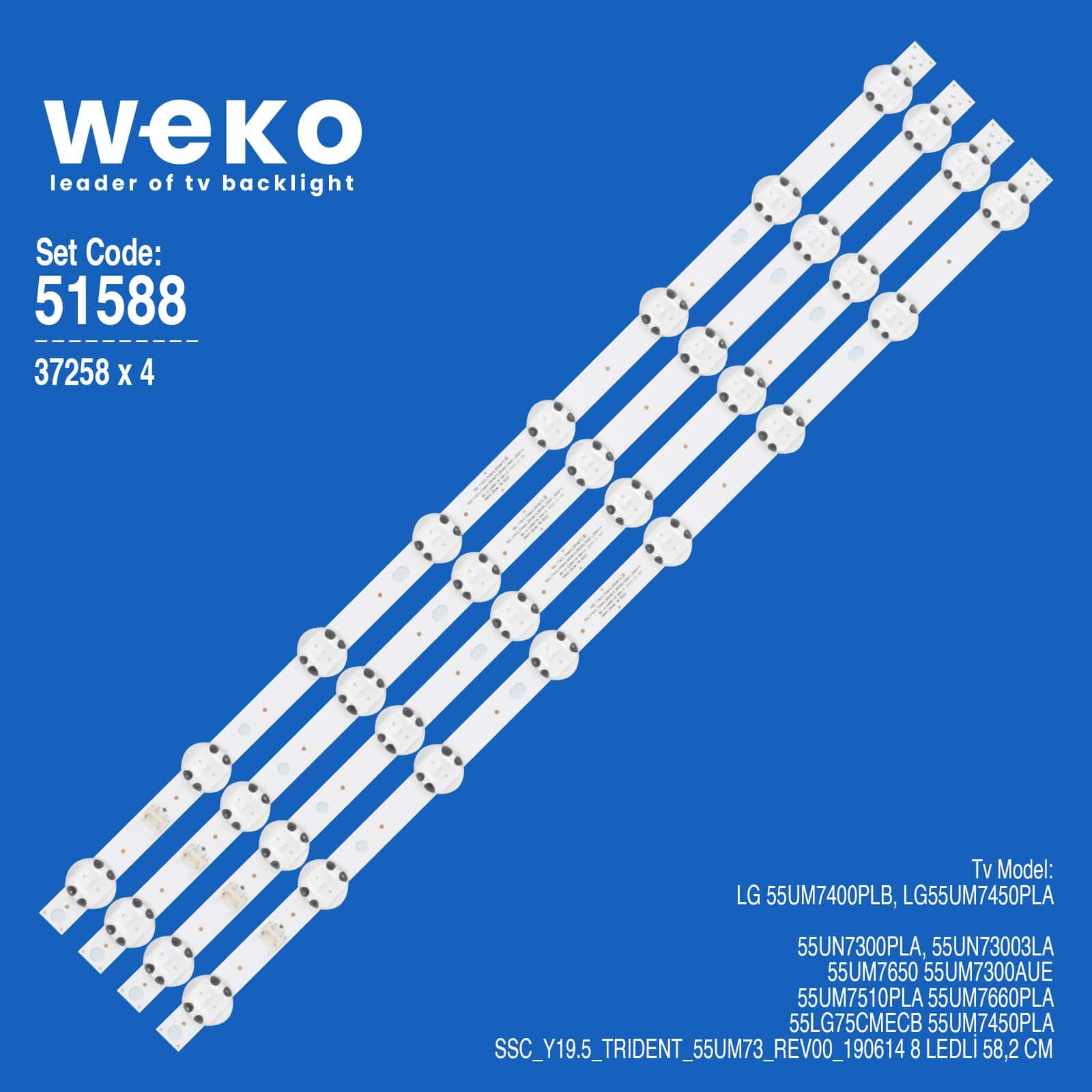 WKSET-6588 37258X4 SSC_Y19.5_TRIDENT_55UM73_REV00_190614  4 ADET LED BAR