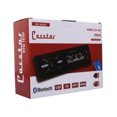 CARSTAR CS-960 ÇİFT USB/SD/FM/AUX/BLUETOOTH KUMANDALI OTO TEYP 4X60 WATT