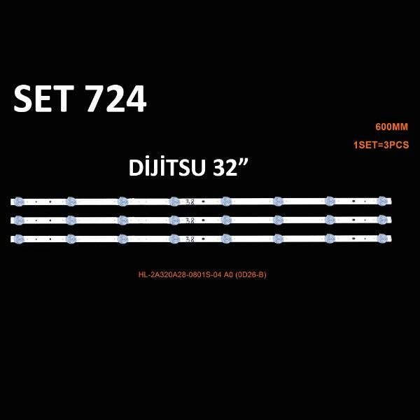 SET-0724 AL Led Backlight-SET - Class