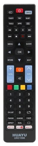 HUAYU KL URC1566 5 IN 1 YOUTUBE - NETFLIX - AMAZON TUŞLU UNIVERSAL LCD- LED TV KUMANDA