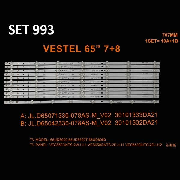 SET-0993 AL Led Backlight-SET - Class