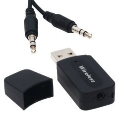 POWERMASTER PM-15152 3.5 JACK USB TO WIRELESS AUX MUSIC RECEIVER (ÇEVİRİCİ)