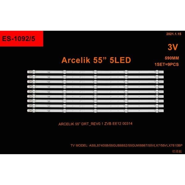 SET-1092 AL Led Backlight-SET - Class