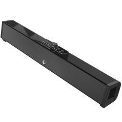 RAMPAGE RM-1 SOUNDWAVE PLUS SİYAH 2X15 WATT+34 WATT BT+USB+AUX+TF KARTLI GAMİNG SOUNDBAR