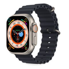 ASONIC W900 ULTRA IOS VE ANDROID UYUMLU 2.09 INCH GENİŞ EKRANLI GÜMÜŞ AKILLI SAAT
