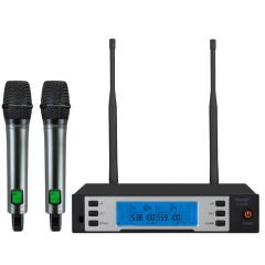 ROOF R-2200-EE UHF 2 EL MİKROFON TELSİZ MİKROFON SETİ