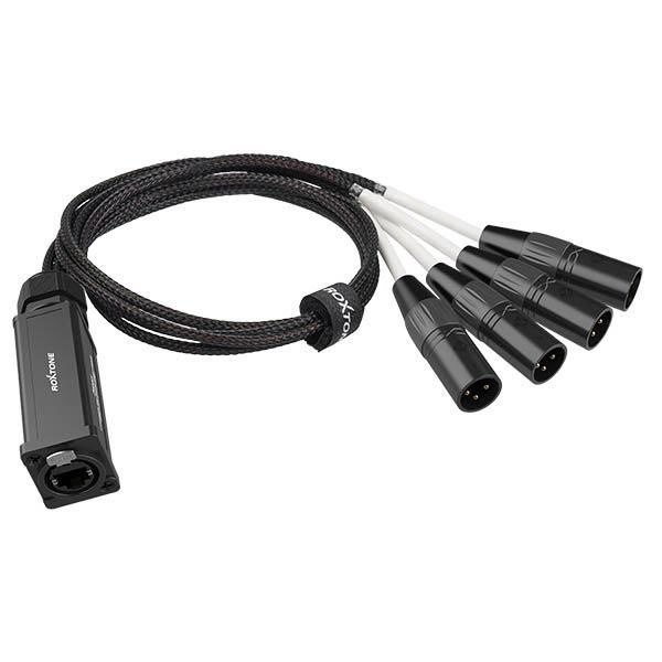 PS4M XLR Sinyal Uzatıcı - Erkek - Roxtone