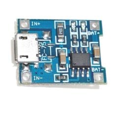 RC-10075 TP4056 5V 1A LI-PİL ŞARJ MODÜLÜ (MİKRO USB) - RoboClass