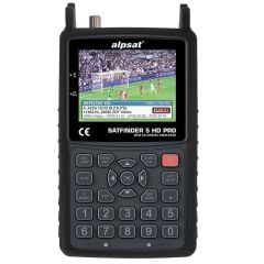 Alpsat Satfinder 5 Pro HD Görüntülü Uydu Bulucu - AHD-TVI-CVI Kmaera Test Monitörü