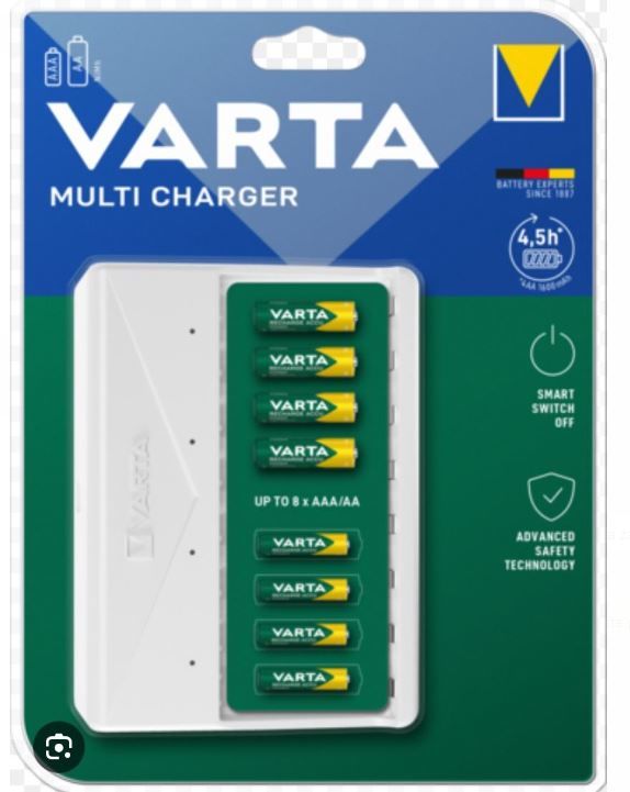 VARTA 57659 USB MULTİ CHARGER 8Lİ PİL ŞARJ CİHAZI (AA-AAA-NIMH)